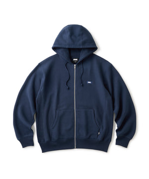 FTC BOX LOGO ZIP UP HOODED SWEATSHIRT