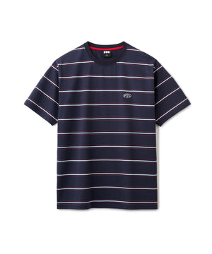 FTC PUFF LOGO STRIPE RINGER TEE