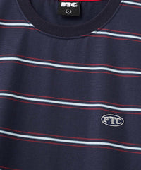 FTC PUFF LOGO STRIPE RINGER TEE