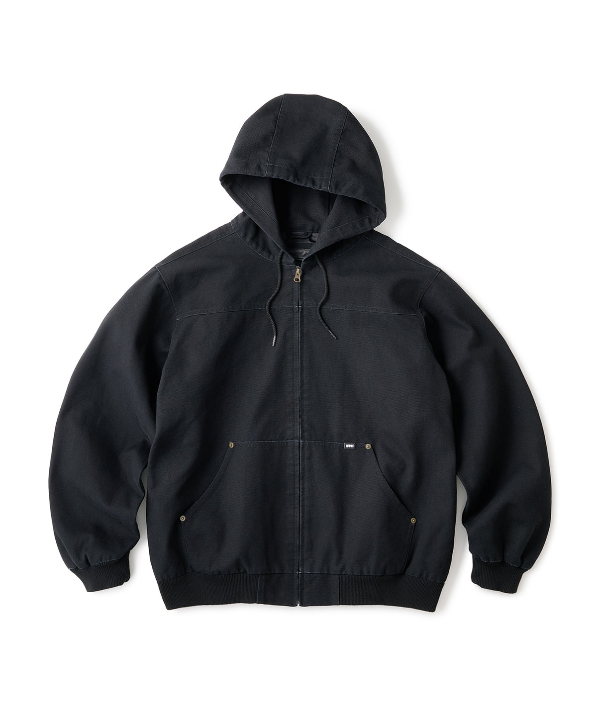FTC WASHED CANVAS HOODED JACKET