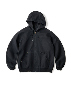 FTC WASHED CANVAS HOODED JACKET