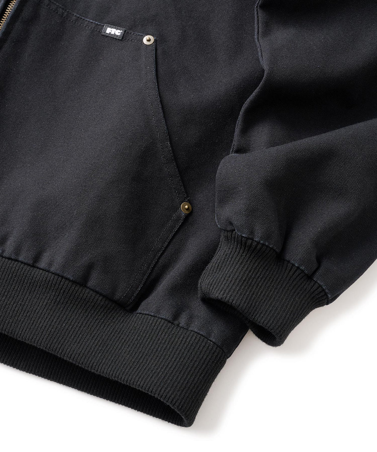 FTC WASHED CANVAS HOODED JACKET
