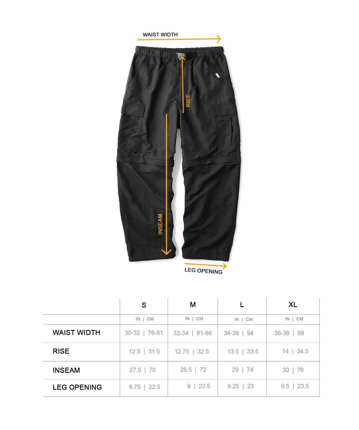 FTC CONVERTIBLE CARGO PANT