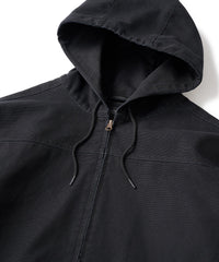 FTC WASHED CANVAS HOODED JACKET