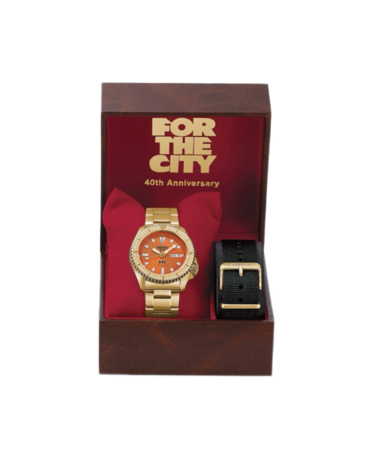 SEIKO X FTC 5 SPORT SKX SERIES WATCH (ORANGE)