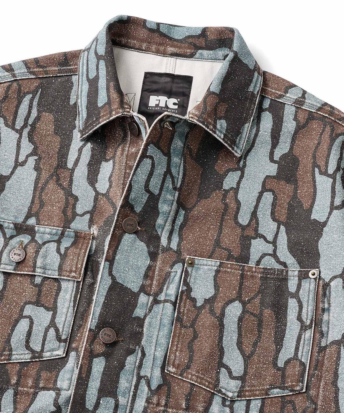 FTC WASHED CANVAS WORK JACKET