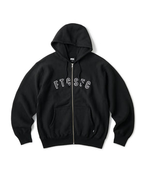 FTC ARC LOGO ZIP UP HOODED SWEATSHIRT