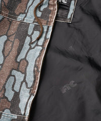 FTC WASHED CANVAS HOODED JACKET