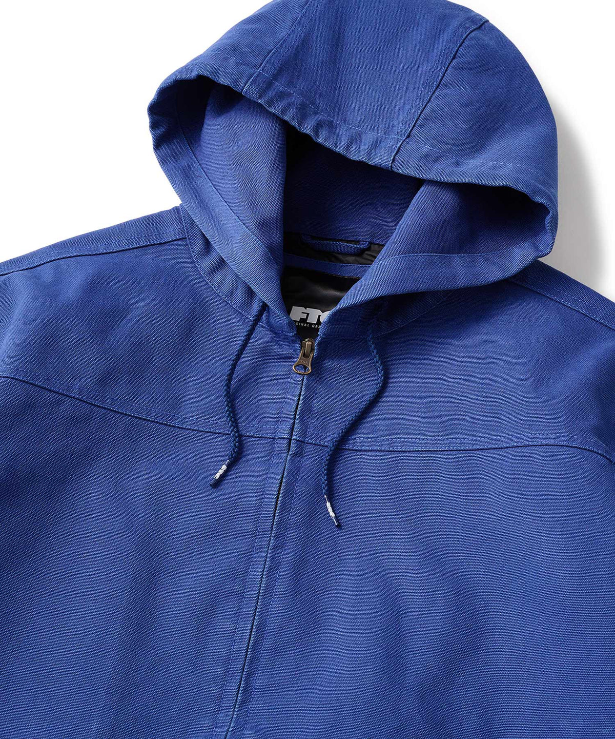 FTC WASHED CANVAS HOODED JACKET