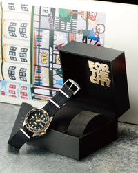 SEIKO X FTC 5 SPORT SKX SERIES WATCH (BLACK)