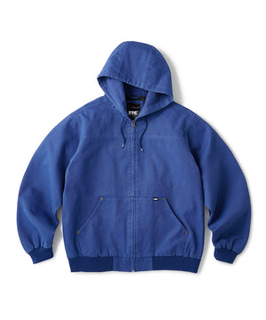 FTC WASHED CANVAS HOODED JACKET
