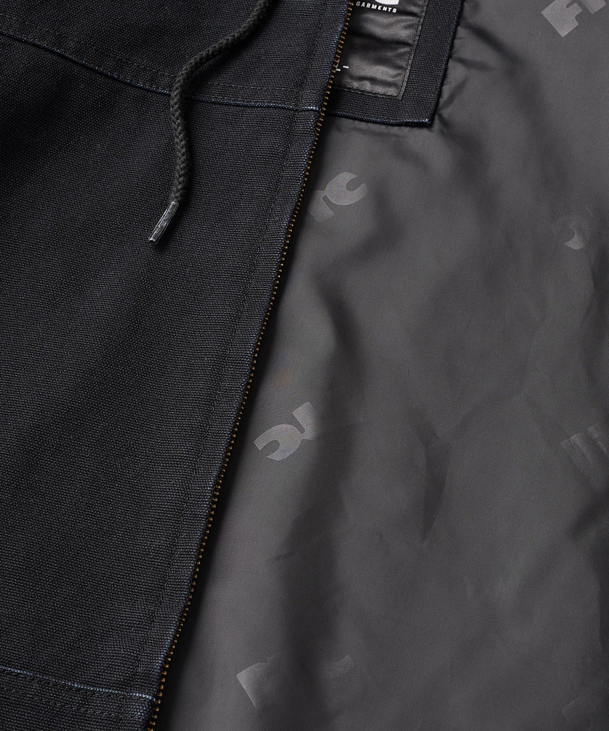 FTC WASHED CANVAS HOODED JACKET