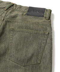 FTC OVERDYED EMB JEAN (BAGGY FIT)