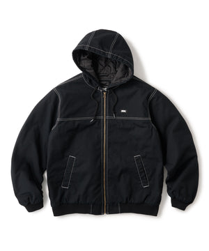 FTC WASHED CANVAS HOODED JACKET