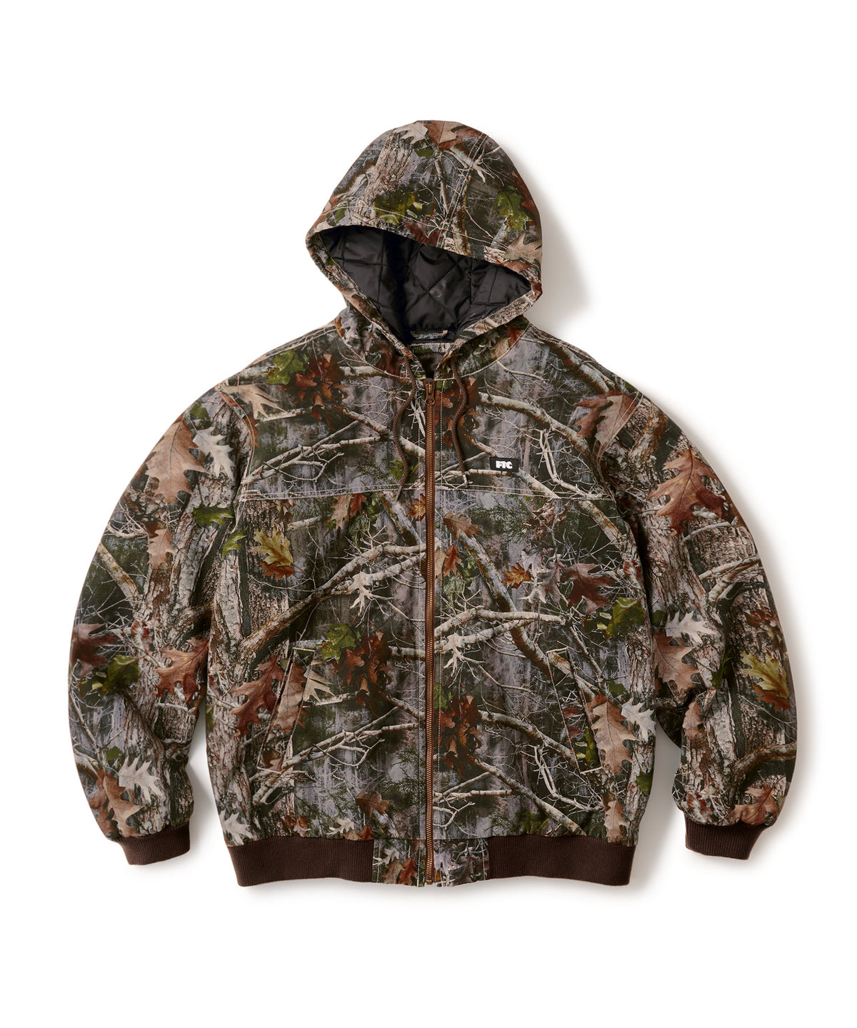 FTC WASHED CANVAS HOODED JACKET