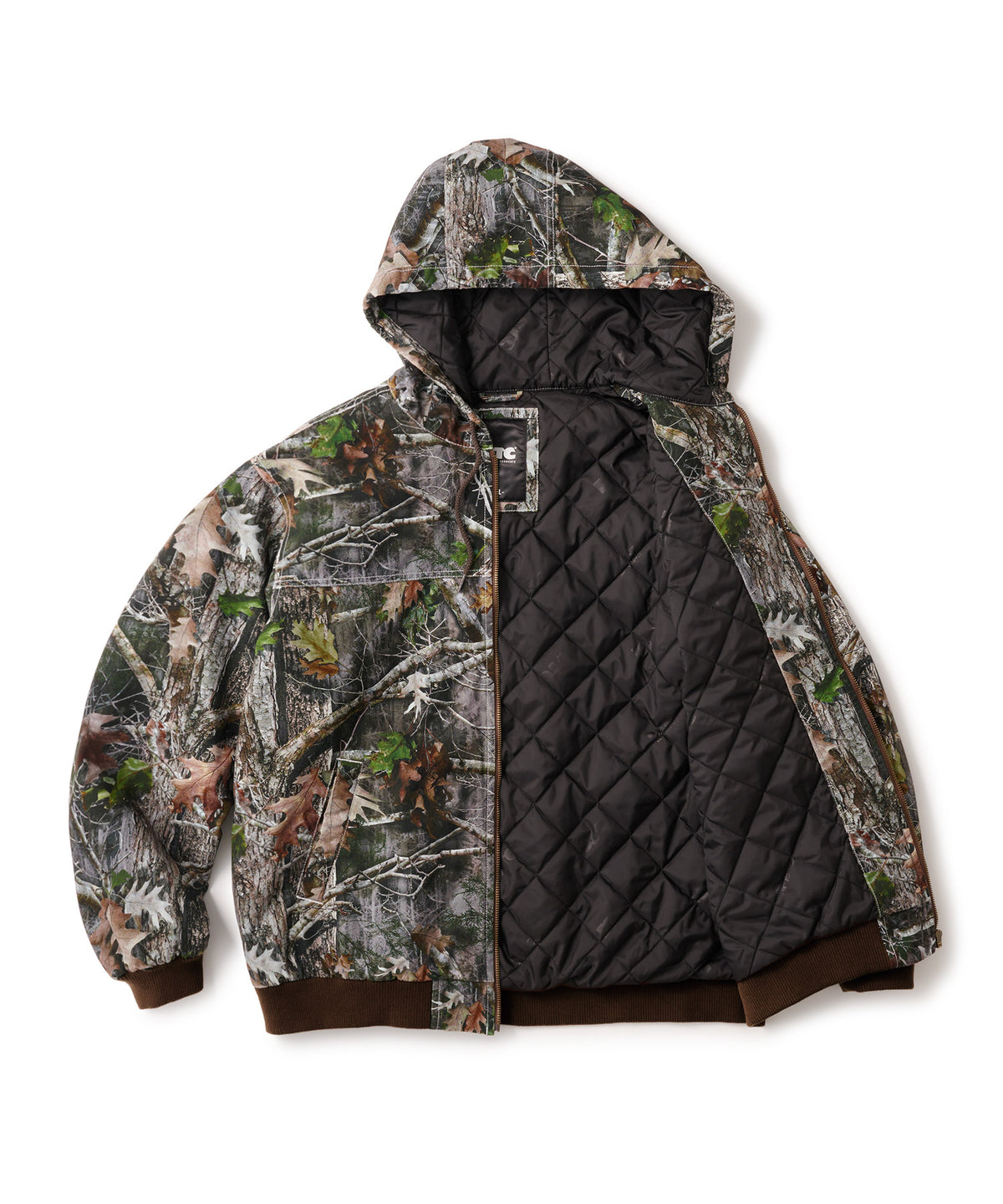 FTC WASHED CANVAS HOODED JACKET