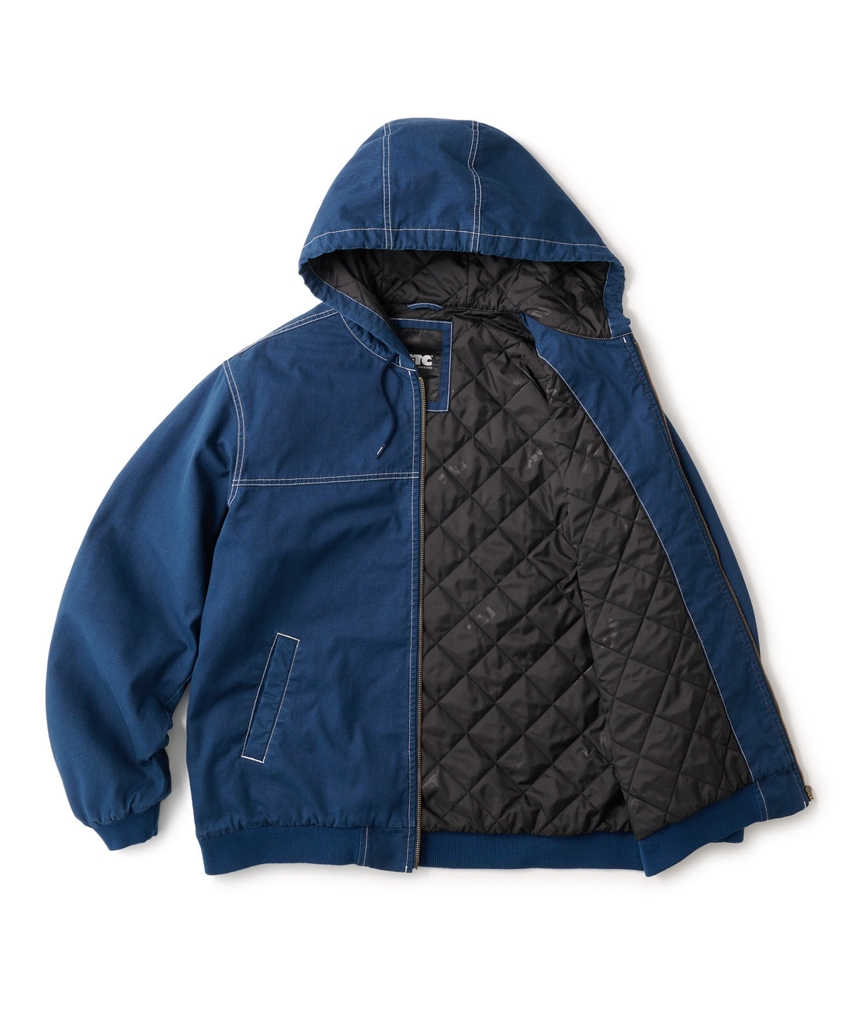 FTC WASHED CANVAS HOODED JACKET
