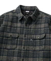 FTC QUILTED LINED PLAID NEL SHIRT