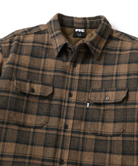 FTC QUILTED LINED PLAID NEL SHIRT