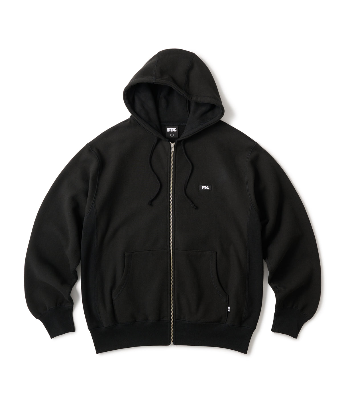 FTC SMALL BOX LOGO ZIP UP HOODED SWEATSHIRT