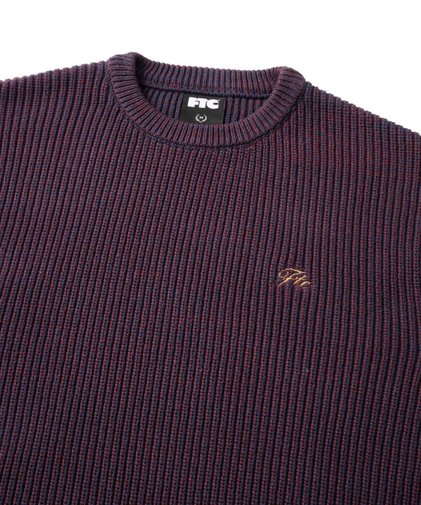 FTC MELANGE RIB SWEATER