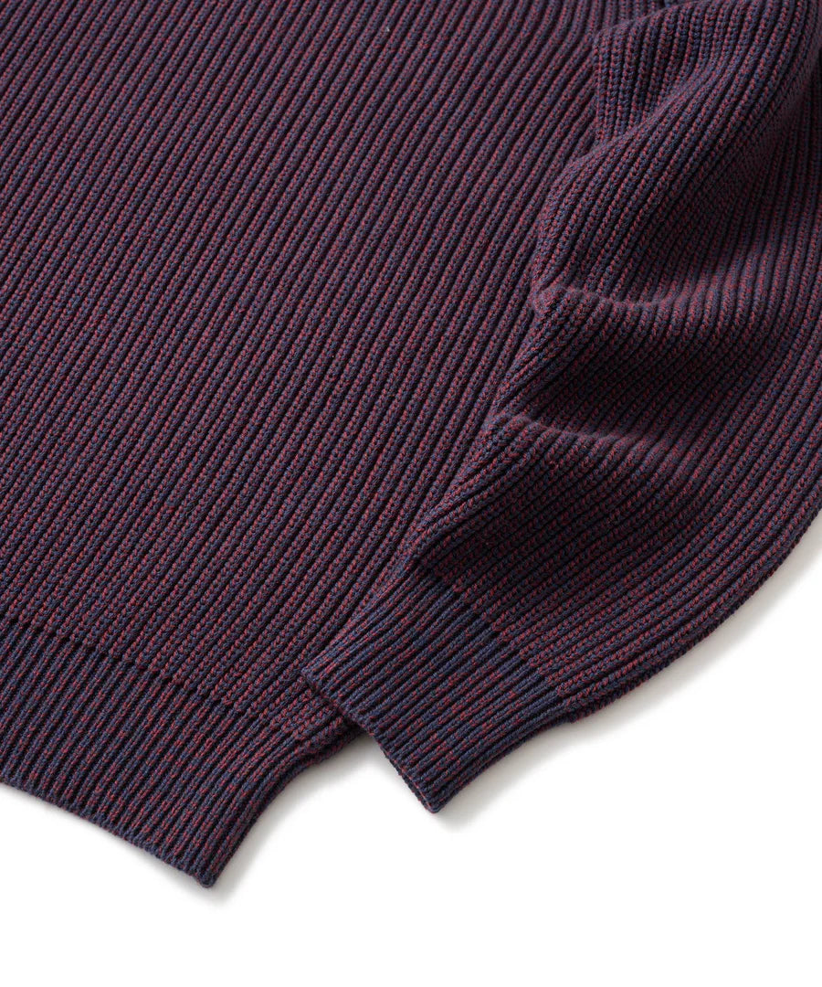 FTC MELANGE RIB SWEATER