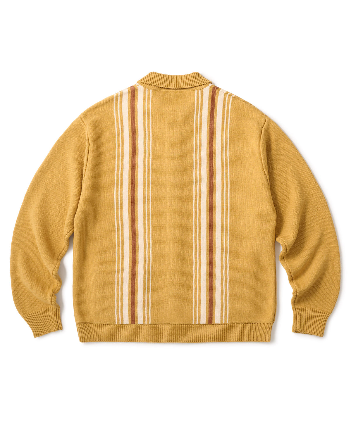 FTC STRIPE ZIP UP KNIT CARDIGAN