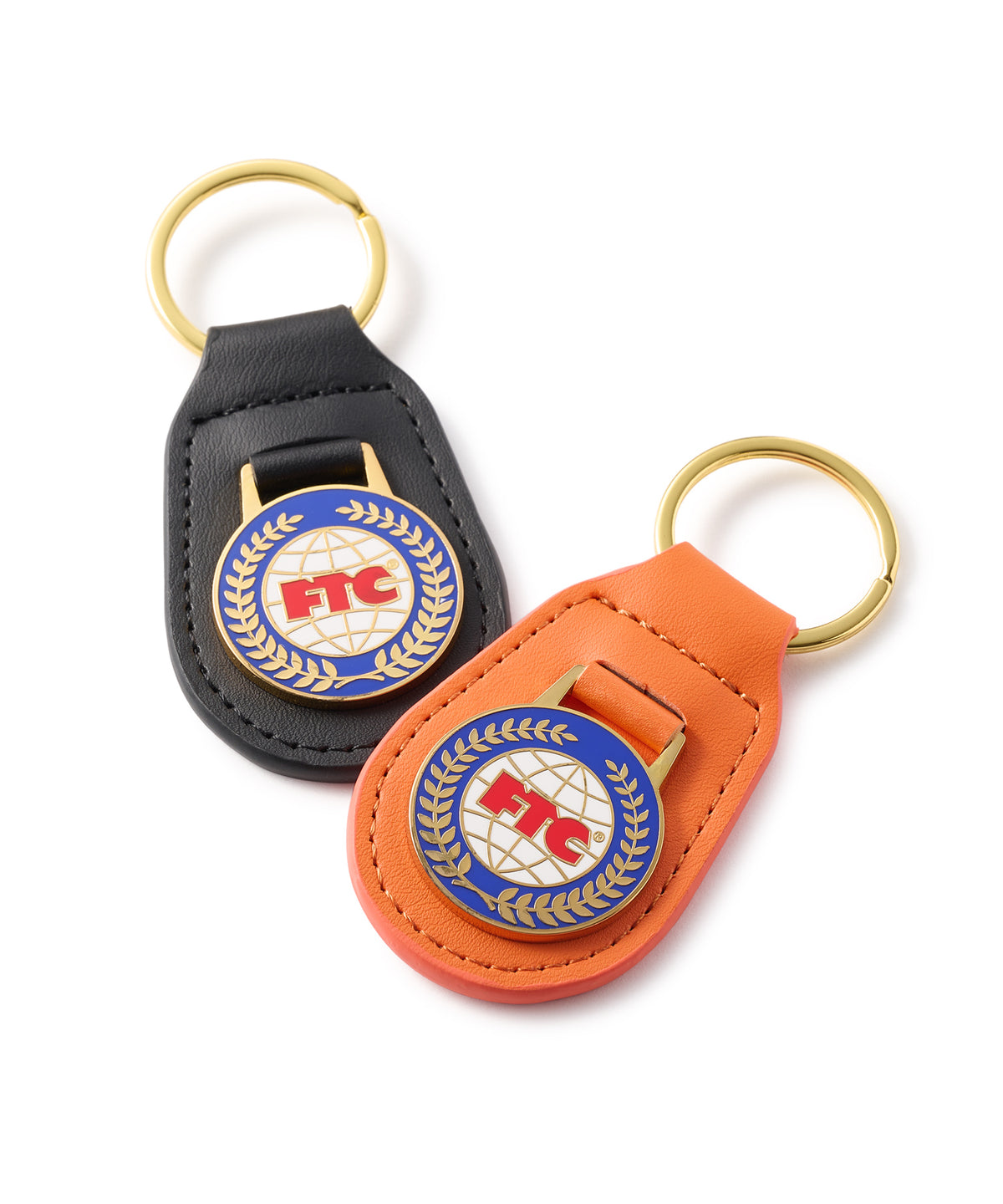 FTC EMBLEM LEATHER KEYCHAIN
