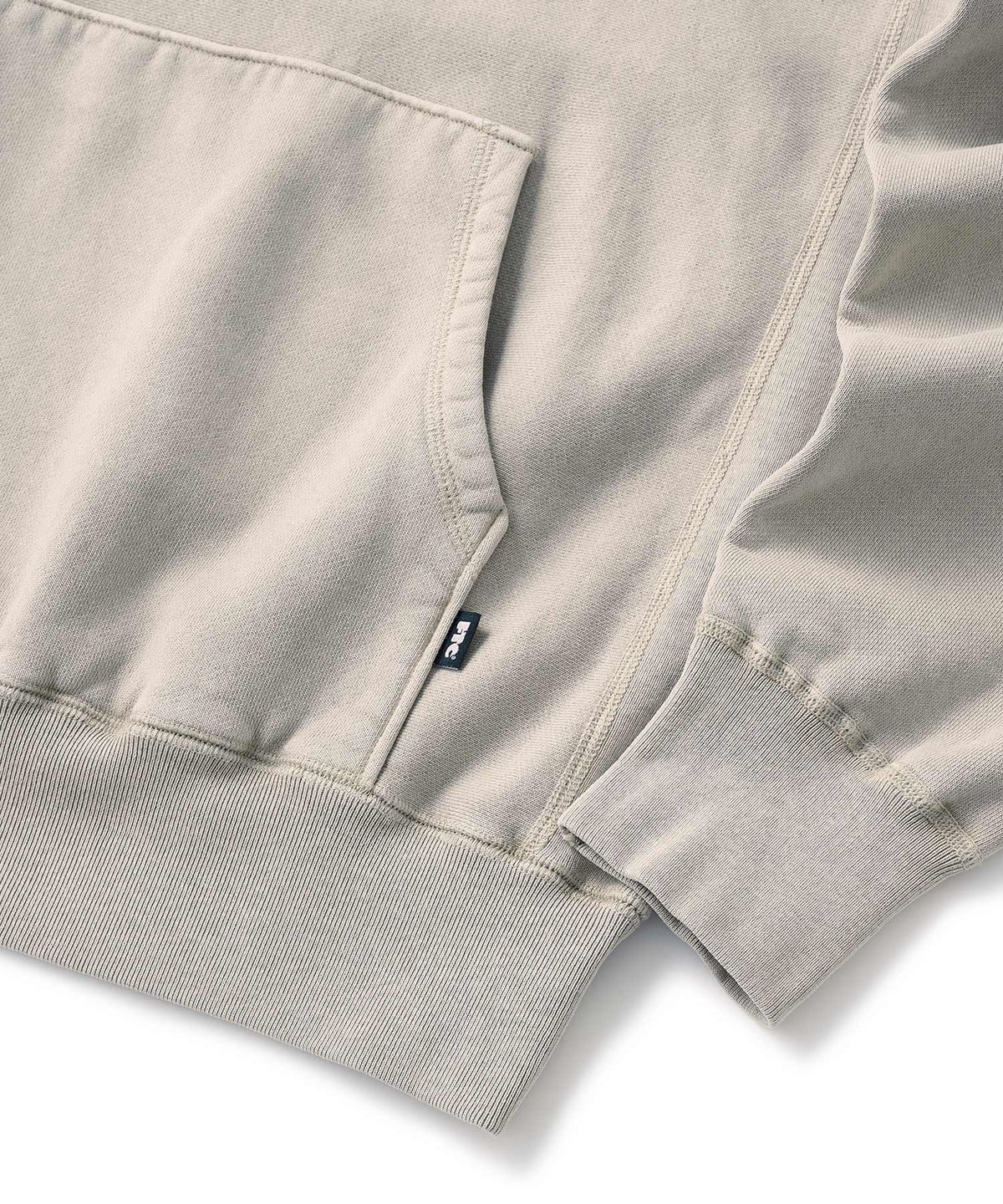 FTC PIGMENT DYED BOX LOGO PULLOVER HOODED SWEATSHIRT