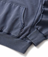 FTC PIGMENT DYED BOX LOGO PULLOVER HOODED SWEATSHIRT