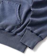 FTC PIGMENT DYED BOX LOGO ZIP UP HOODED SWEATSHIRT