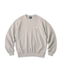 FTC PIGMENT DYED BOX SMALL BOX LOGO CREWNECK SWEATSHIRT