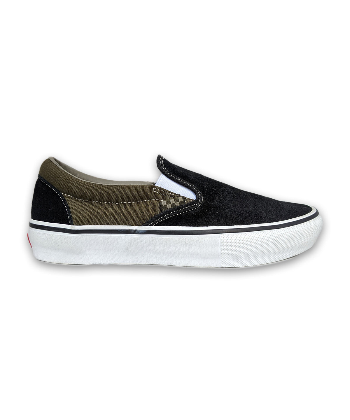 VANS SKATE SLIP ON BLACK/OLIVE
